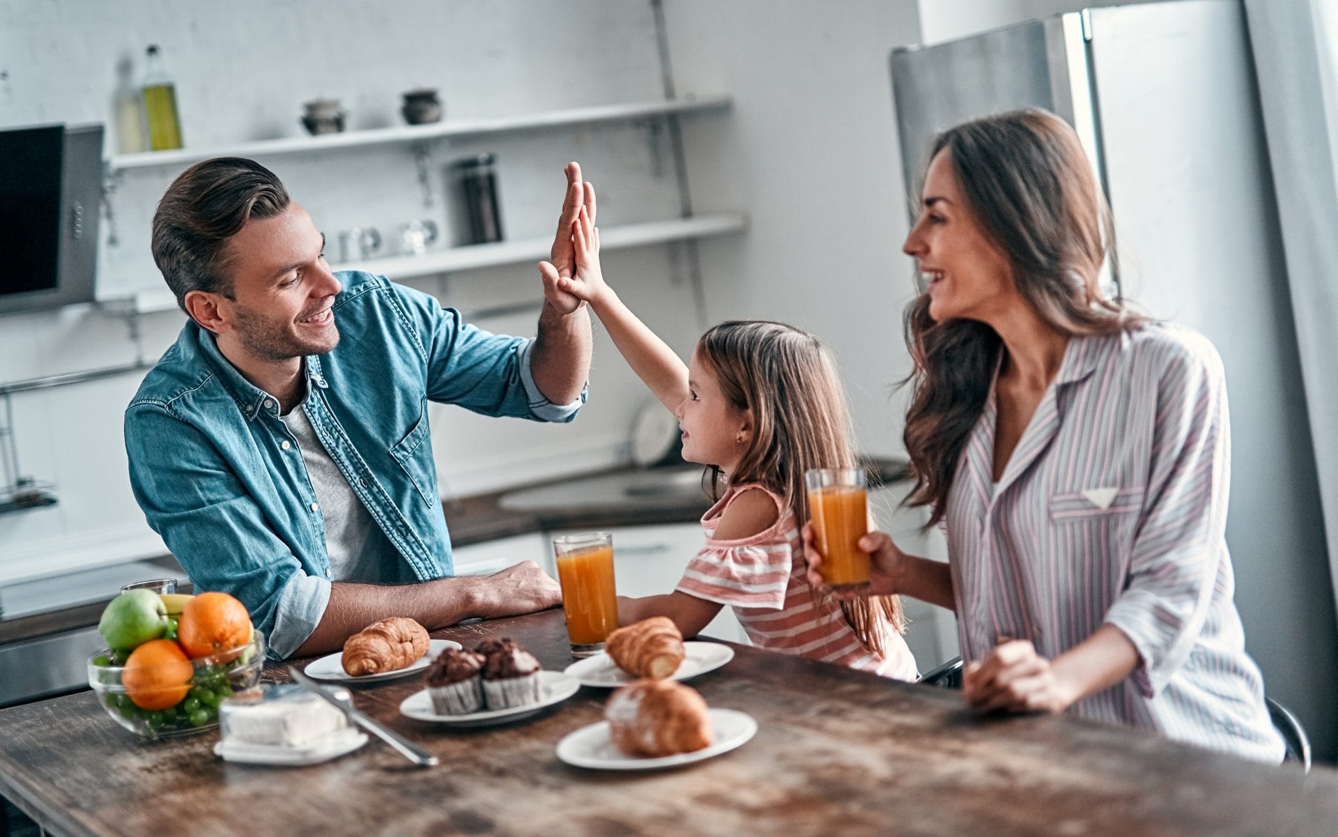 Family Celebrating Escape Room Win